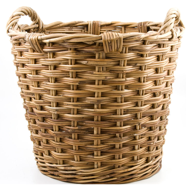 Brambly Cottage Rattan Log Carrier Wayfair.co.uk